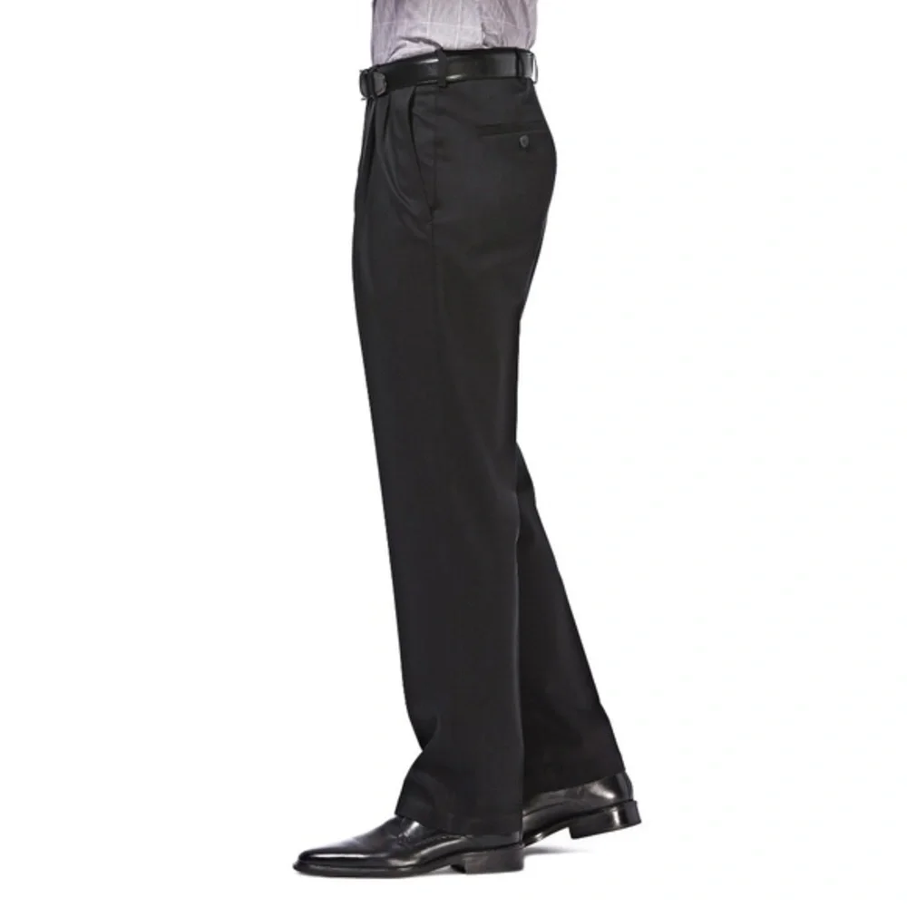 NWT Mens 42x30 Haggar Premium No Iron Dress pants